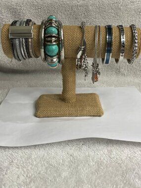 Silver Tone Bracelet Lot